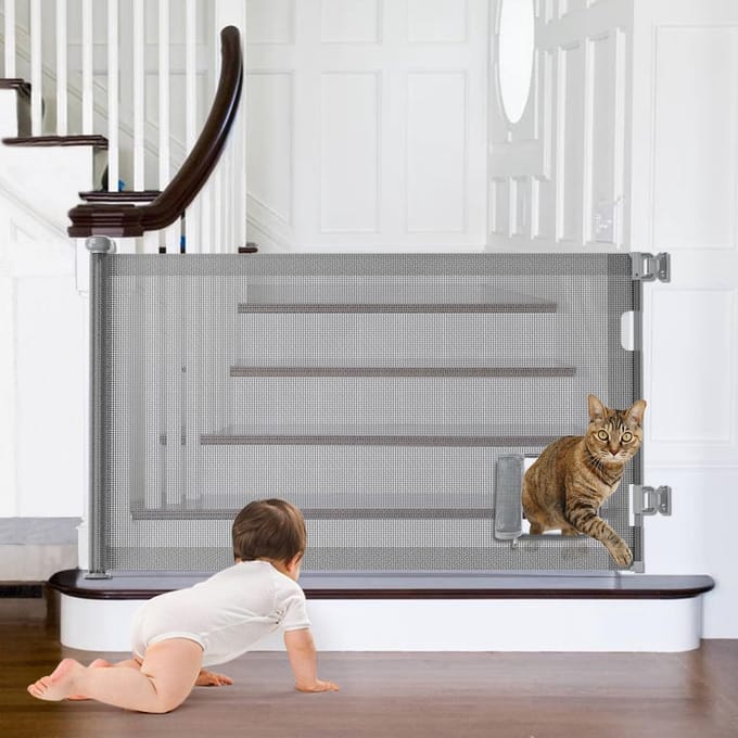Veiligheidshek voor Trappen en Deuren met Uitschuifbaar Ontwerp