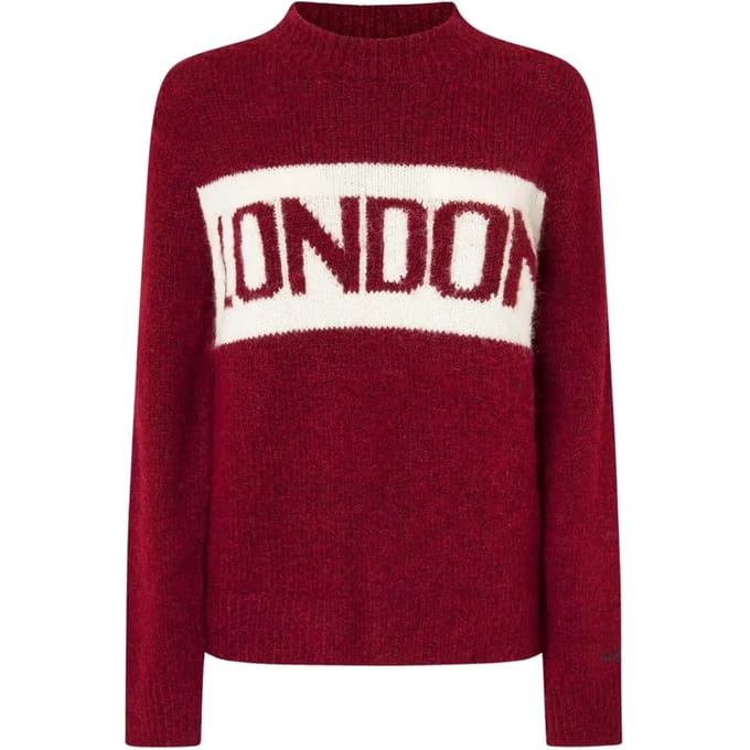 Pepe Jeans Hilda Trui Rood M Vrouw
