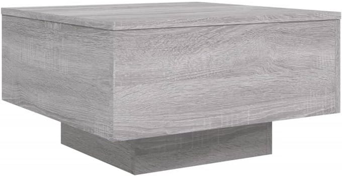 Moderne Salontafel 55x55x31cm Naturel Hout