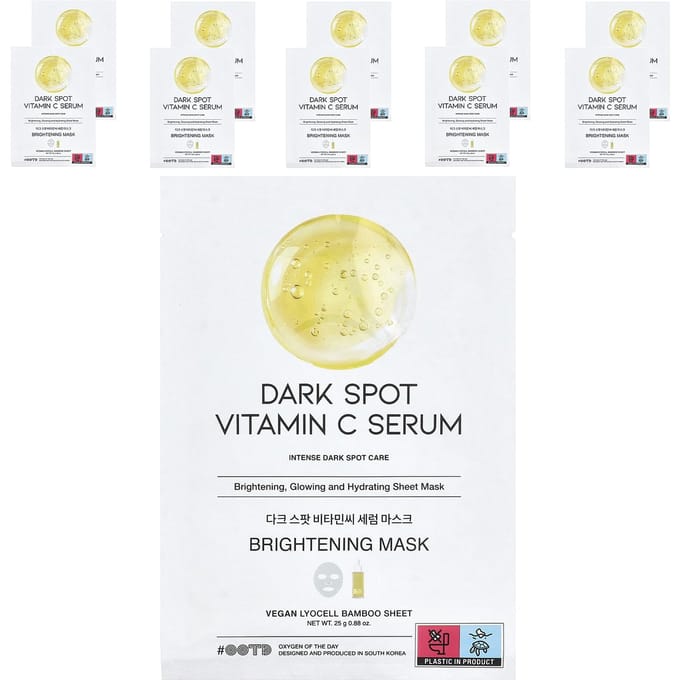 OOTD - Dark Spot Vitamin C Serum Mask Set 25g x 10 sheets