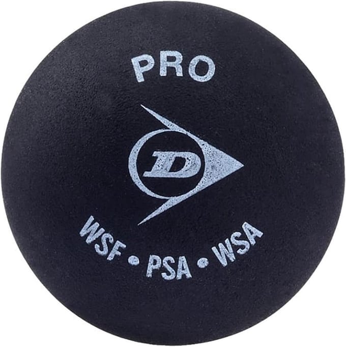 Squashbal - Wedstrijdbal - Sportieve Uitdaging - WSF Goedgekeurd - Enkele Bal - Zwart