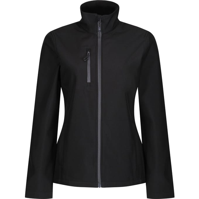 Regatta Dames/Dames Eerlijk Gemaakt Gerecycleerd Full Zip Fleece (Zwart)