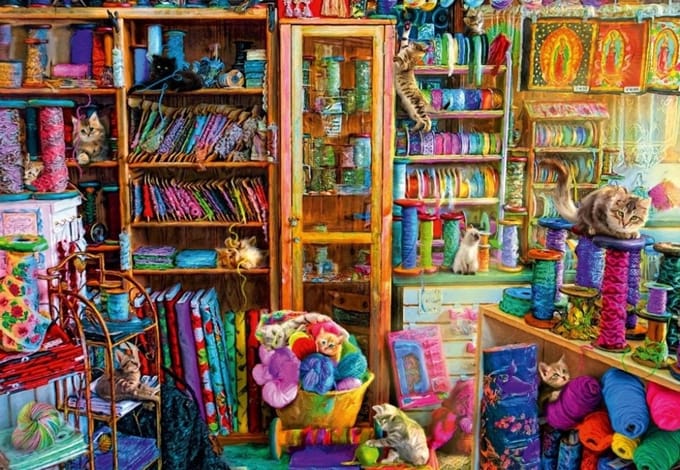 Bluebird Puzzle legpuzzel Kitty Heaven - 1000 stukjes katten.