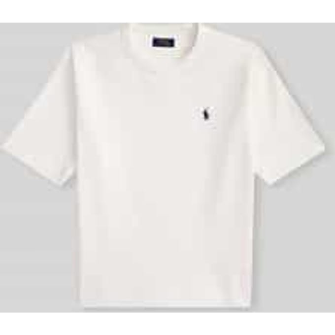 Regular fit T-shirt van puur katoen
