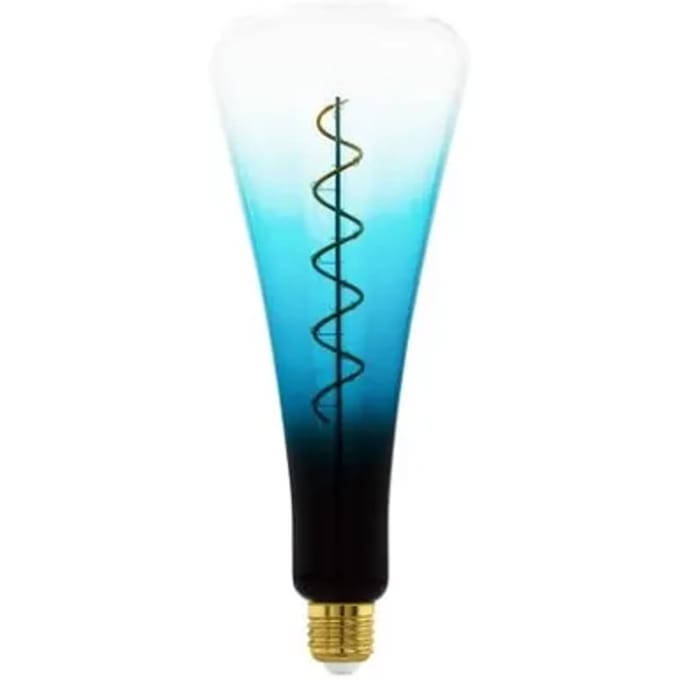 Eglo Ledfilamentlamp T110 - Blauw - D11cm - Dimbaar - Warm Wit - E27 - 4w