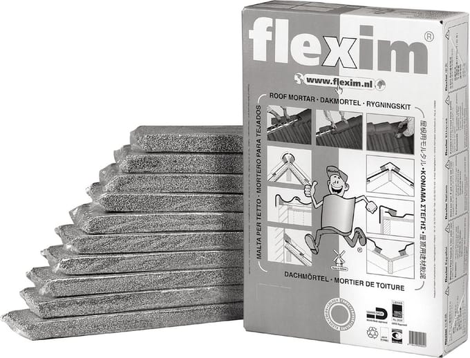 Flexim Dakmortel - 20 l - Grijs