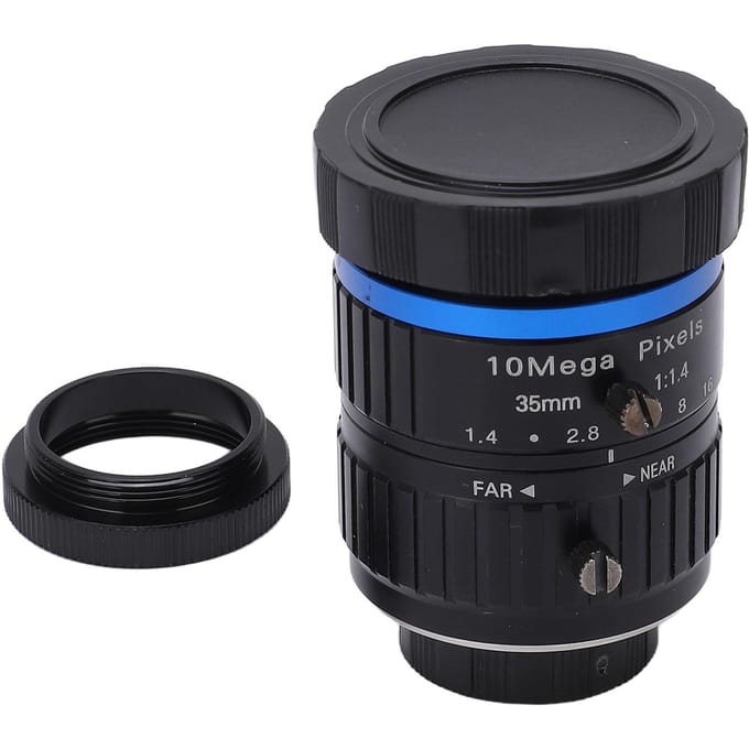 1 inch C-mount Lens Hoge Definitie 10 Megapixel Handmatige Iris Lens 35mm Brandpuntsafstand voor Industrieel gray