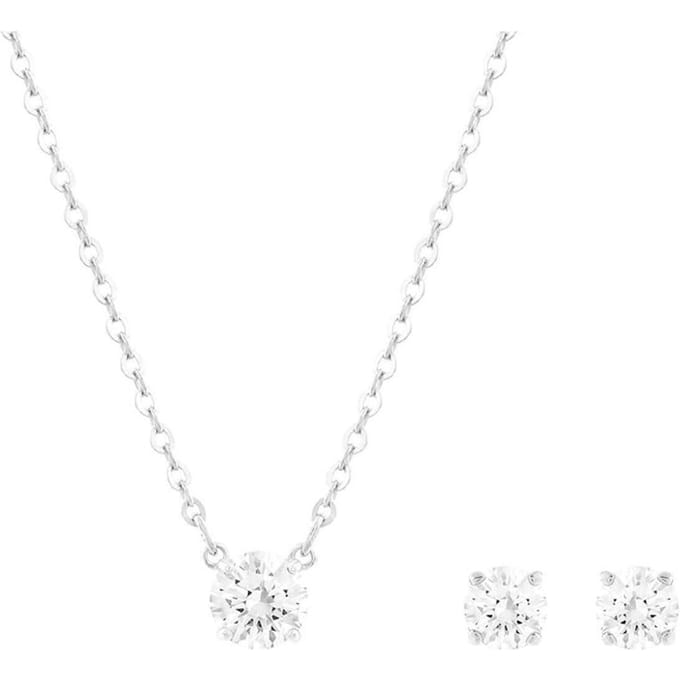 Swarovski Attract Minimalistische Sieraden Set Ketting Dames sieraden 5143626 Box (Random Color) white