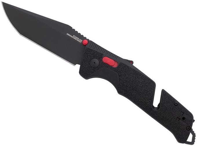 SOG Zakmes Trident AT Black - Red Tanto PE