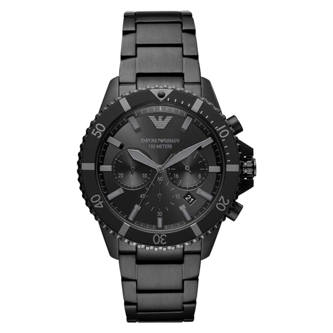 Emporio Armani AR11363 Herenhorloge 43 mm - Zwart