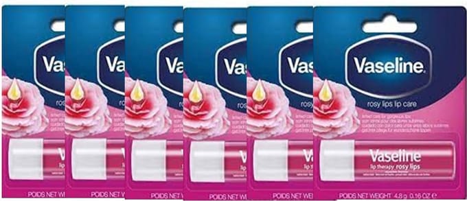 Vaseline Rosy Lippenbalsem - 6 x 4.8 g
