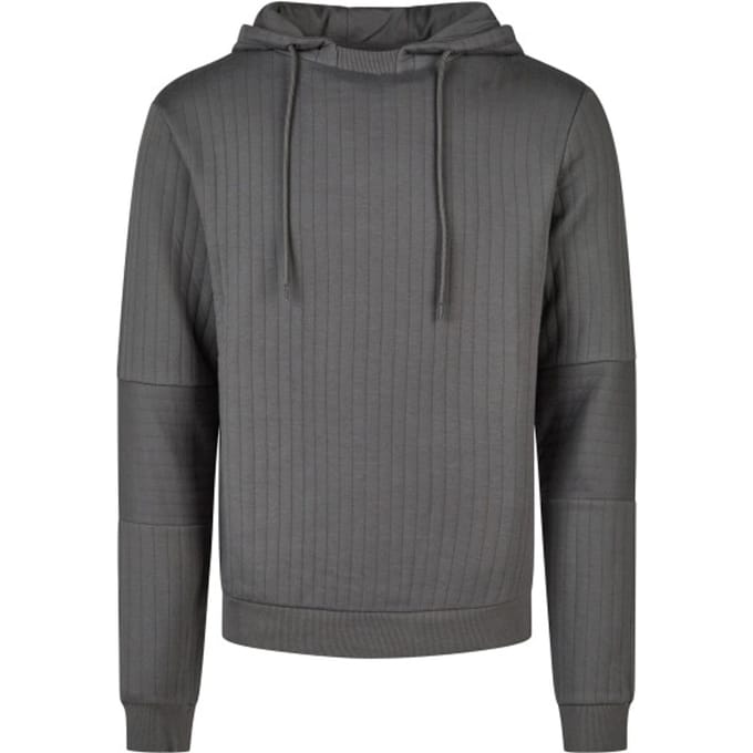 Phil & Co Heren lounge jacquard sweat hoodie antraciet
