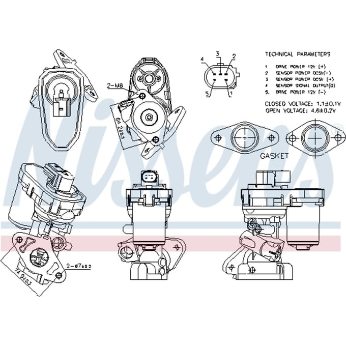 EGR-klep NISSENS 98151