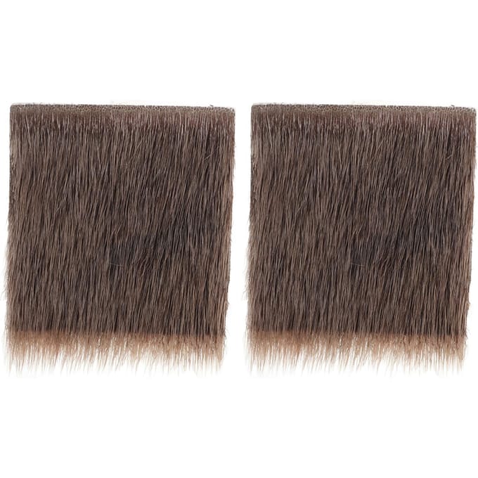 2 pièces Repose-flèche d'archerie Bâton Léger Arc long Coussinet en fourrure Durable Repose-flèches Autocollants pour marron