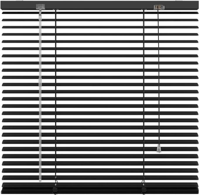 Decosol Jaloezie Horizontaal Aluminium Matzwart 25mm 100x180cm