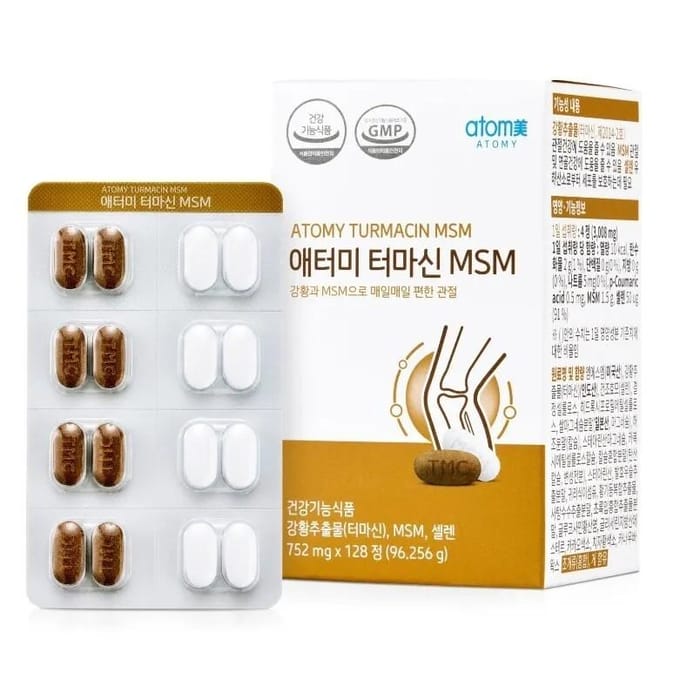 Atomy Turmacin MSM 725MG * 128Tabletten GEZONDHEID