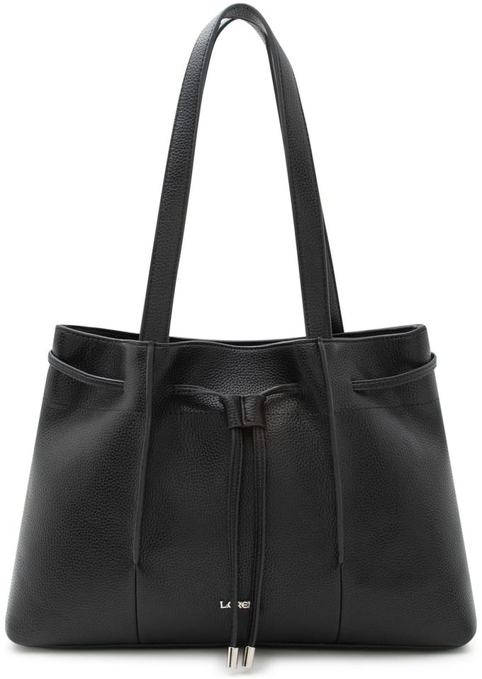 L.CREDI shopper schoudertas Rahmi Shopper Black zwart
