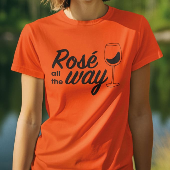 Oranje Koningsdag T-Shirt Rose All The Way L