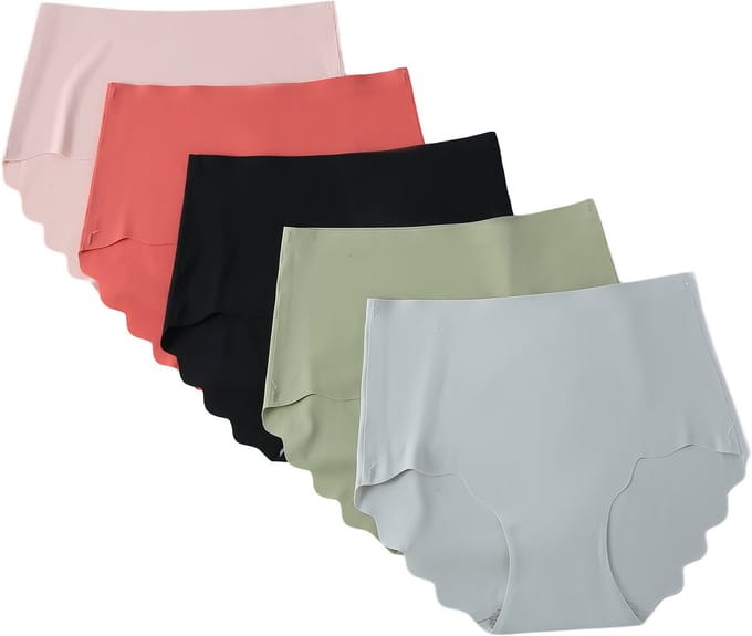 Emilie collection - ondergoed - slip - set van 5 - naadloos & onzichtbaar - medium