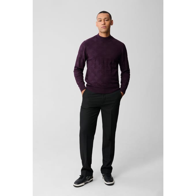 Shoeby Ma-sbiron Pleat Pants Black Maat: M | Tailored Broeken Outlet | Heren | Zwart
