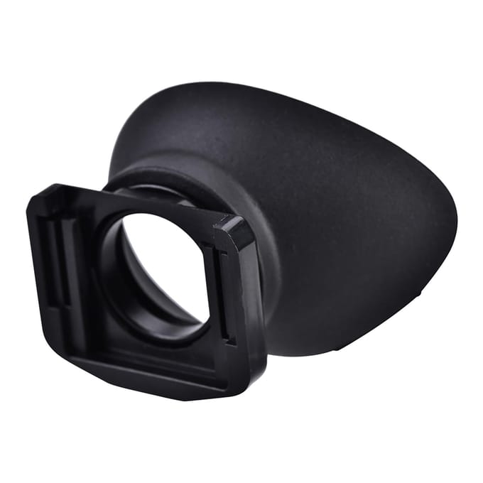 Plastic Camera Lens Oculair Oogschelp Zwart Accessoire voor Canon EOS 5DIII 1DX 7D black