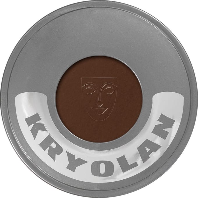 Kryolan cake make-up 35 gram bruin zwart 102