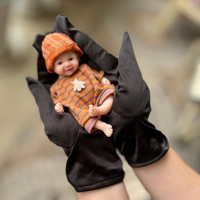 Miniatuur Siliconen Reborn Babypop Realistisch Meisje Pop 13 cm