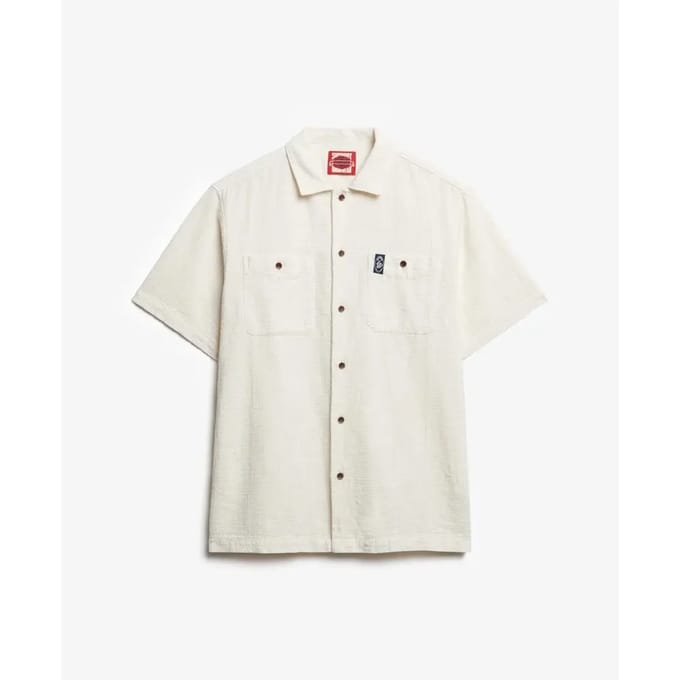 Textured short-sleeve shirt Superdry The Merchant Store