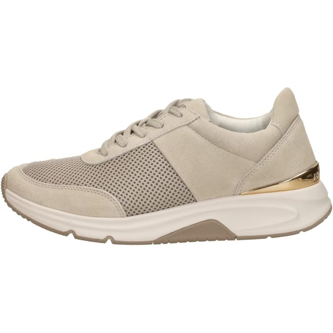 Gabor Rollingsoft Sneakers beige Imitatieleer - Dames - Maat 37.5