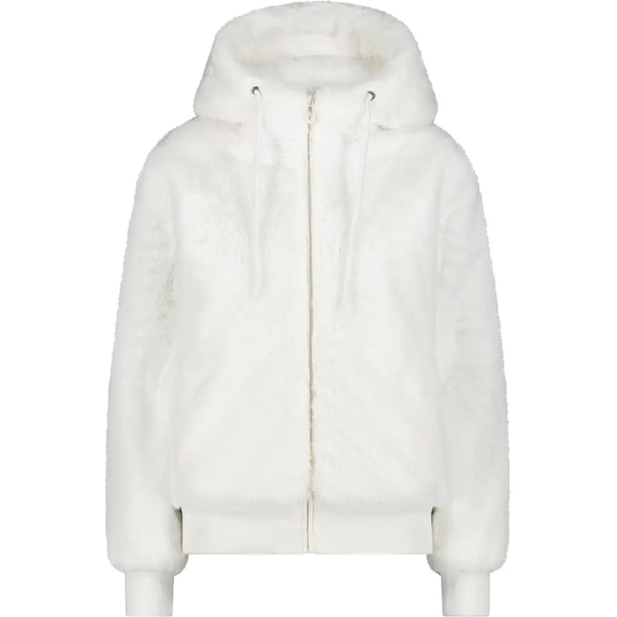Dames hoodie van nepbont CMP