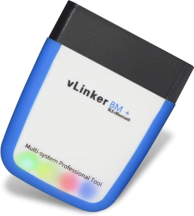 OBDII Bluetooth Diagnoseapparaat - Motorlamp Controle voor Android, iOS en Windows