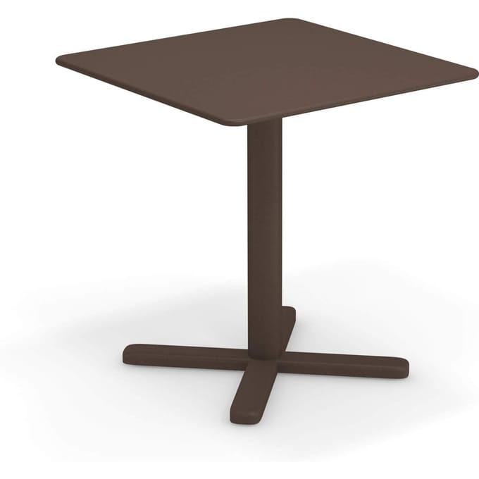 Emu Darwin tafel vierkant - donkerbruin - 70 x 70 cm