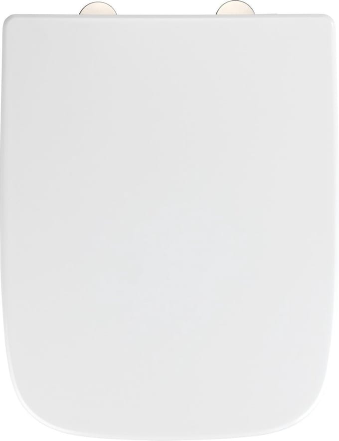 Wenko Toiletbril 37,5 X 46,5 Cm Rvs Wit