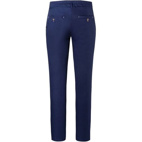 (6 stuks) KARLOWSKY Heren Modern Stretch Chino Broek - Marineblauw - maat: 64