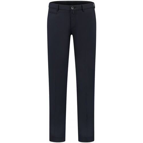 Com4 Broek Modern Chino Uni Wool Blend Navy / male