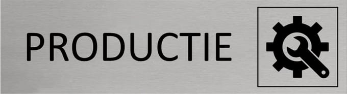 CombiCraft Aluminium deurbordje Productie 165x45mm - per stuk