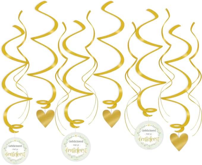 Swirl decorations - Lentefeest