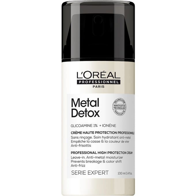 L'oreal Professionnel Leave In Cream Voor Beschadigd Breekbaar Haar L'oreal Professionnel - Metal Detox Leave-in Cream Voor Beschadigd & Breekbaar Haar