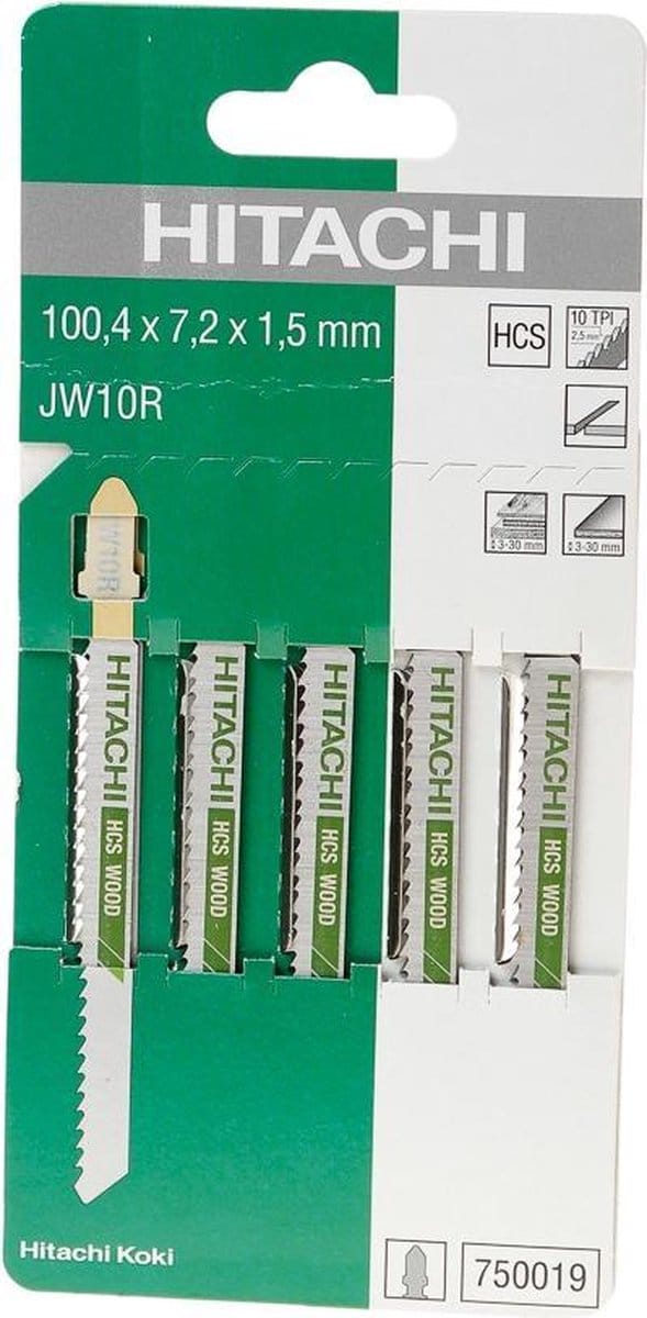 Hita Decoupeerzaagblad JW10R 75mm  5Stk.