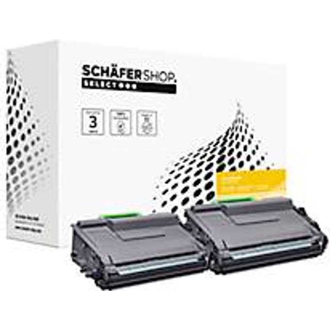 Schäfer Shop Select Toner 2 stuks SSI compatibel met Brother TN-2320