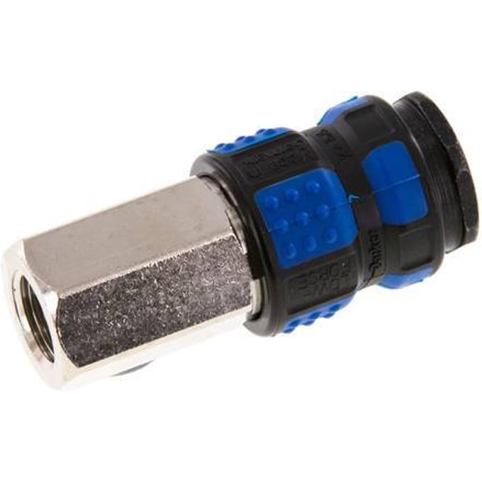 Vernikkeld Messing DN 7.8 Luchtkoppeling Snelkoppeling G 1/4 inch Binnendraad - CLS7-F-BN-P-BL-014