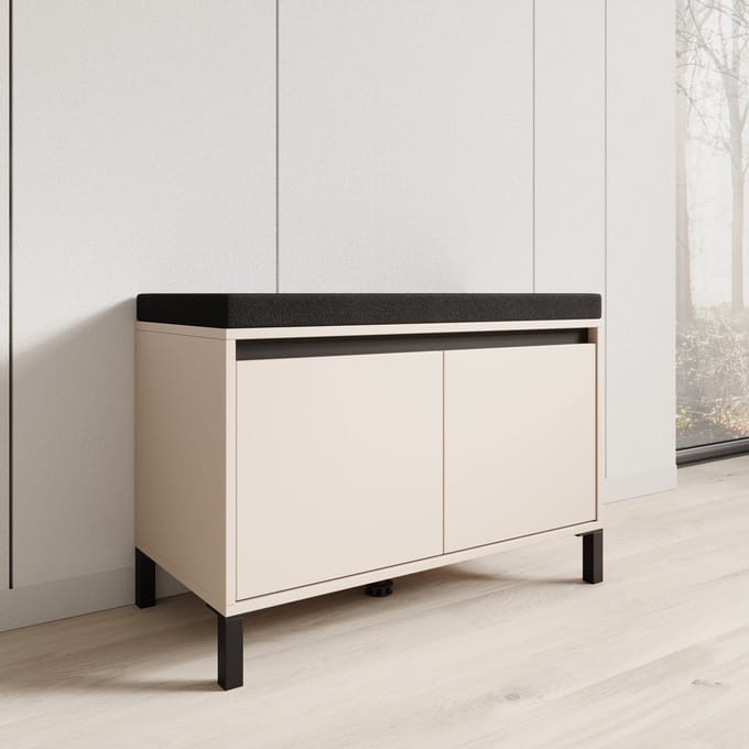 Meubella - Alessa - Schoenenkast - Beige - 80x40x57 cm