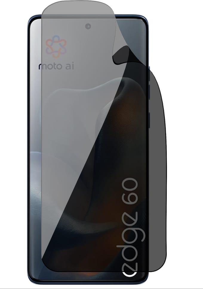 Privacy Screenprotector geschikt voor Motorola Edge 60 - 1x FlexGuard Screen Protector