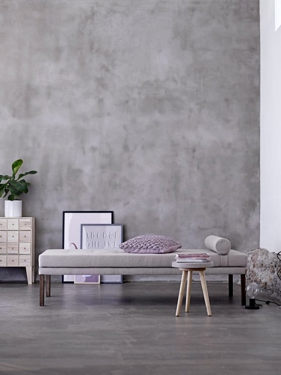 Bloomingville - Tekstbord - Alfabet - Hout/Plexiglas - Grijs