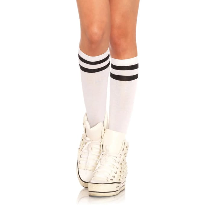 Dames kniehd hoge sokken Leg Avenue