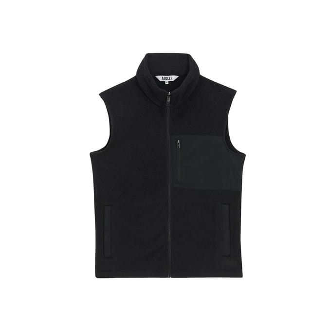 Lichte sleeveless sherpa vest met borstzak Aigle T-Kit