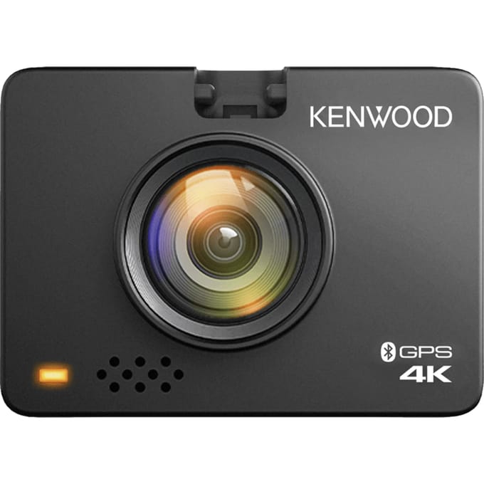 Kenwood DRV-A610W Dashcam - 4K HD - Draadloze app link - Achter-camera aansluiting - 64GB kaart