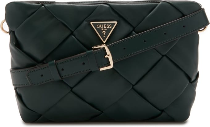GUESS Schoudertas Zaina Top Zip Crossbody Bag Forest Donkergroen