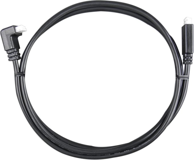 Victron VE.Direct Kabel 3m (one side Right Angle conn)