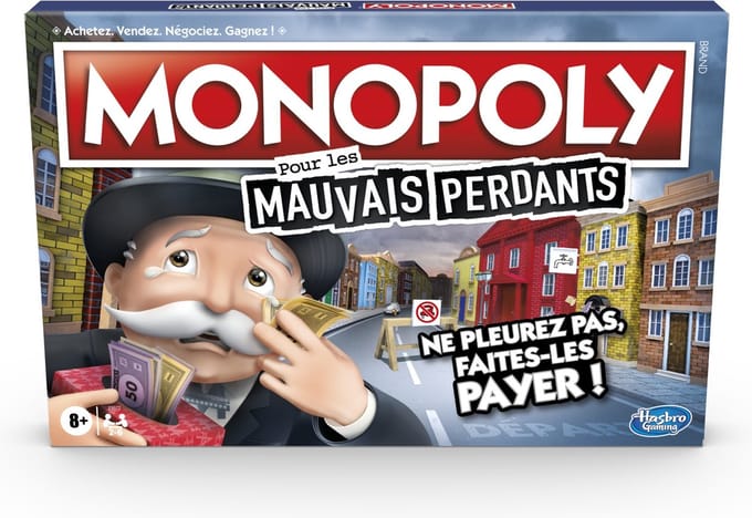 Monopoly Mauvais Losers - Bordspel - Bordspel - Franse versie